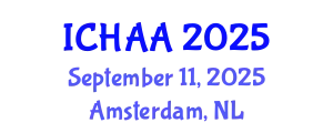 International Conference on Healthy and Active Aging (ICHAA) September 11, 2025 - Amsterdam, Netherlands