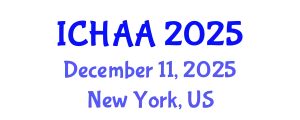 International Conference on Healthy and Active Aging (ICHAA) December 11, 2025 - New York, United States