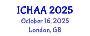 International Conference on Healthy and Active Aging (ICHAA) October 16, 2025 - London, United Kingdom