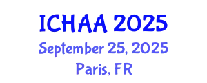 International Conference on Healthy and Active Aging (ICHAA) September 25, 2025 - Paris, France