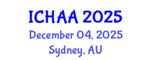 International Conference on Healthy and Active Aging (ICHAA) December 04, 2025 - Sydney, Australia