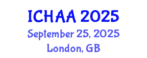 International Conference on Healthy and Active Aging (ICHAA) September 25, 2025 - London, United Kingdom