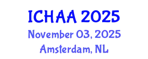 International Conference on Healthy and Active Aging (ICHAA) November 03, 2025 - Amsterdam, Netherlands