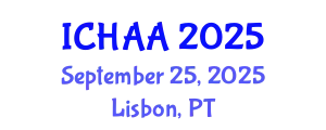 International Conference on Healthy and Active Aging (ICHAA) September 25, 2025 - Lisbon, Portugal