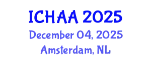 International Conference on Healthy and Active Aging (ICHAA) December 04, 2025 - Amsterdam, Netherlands