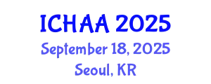International Conference on Healthy and Active Aging (ICHAA) September 18, 2025 - Seoul, Republic of Korea