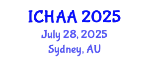 International Conference on Healthy and Active Aging (ICHAA) July 28, 2025 - Sydney, Australia