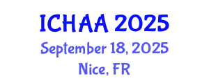 International Conference on Healthy and Active Aging (ICHAA) September 18, 2025 - Nice, France