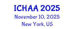 International Conference on Healthy and Active Aging (ICHAA) November 10, 2025 - New York, United States