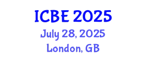 International Conference on Built Environment (ICBE) July 28, 2025 - London, United Kingdom