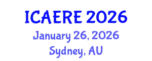 International Conference on Agricultural, Environmental and Resource Economics (ICAERE) January 26, 2026 - Sydney, Australia