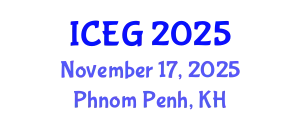 International Conference on Economic Geography (ICEG) November 17, 2025 - Phnom Penh, Cambodia