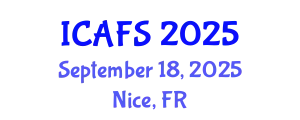 International Conference on Agricultural and Farming Systems (ICAFS) September 18, 2025 - Nice, France