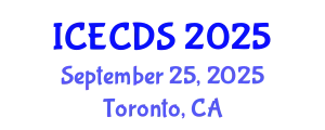 International Conference on Education, Cultural and Disability Studies (ICECDS) September 25, 2025 - Toronto, Canada