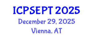 International Conference on Photovoltaic Solar Energy and Power Technology (ICPSEPT) December 29, 2025 - Vienna, Austria
