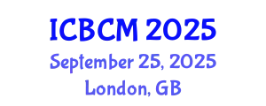 International Conference on Building and Construction Materials (ICBCM) September 25, 2025 - London, United Kingdom
