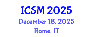 International Conference on Sport Management (ICSM) December 18, 2025 - Rome, Italy