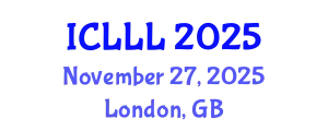 International Conference on Language, Linguistics and Literature (ICLLL) November 27, 2025 - London, United Kingdom