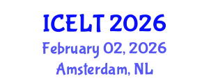 International Conference on English Language Teaching (ICELT) February 02, 2026 - Amsterdam, Netherlands