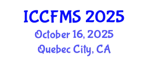 International Conference on Cinema, Film and Media Studies (ICCFMS) October 16, 2025 - Quebec City, Canada
