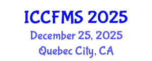 International Conference on Cinema, Film and Media Studies (ICCFMS) December 25, 2025 - Quebec City, Canada