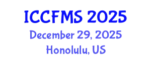 International Conference on Cinema, Film and Media Studies (ICCFMS) December 29, 2025 - Honolulu, United States