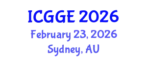 International Conference on Geotechnical and Geoenvironmental Engineering (ICGGE) February 23, 2026 - Sydney, Australia