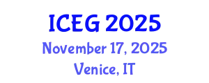 International Conference on Engineering Geophysics (ICEG) November 17, 2025 - Venice, Italy