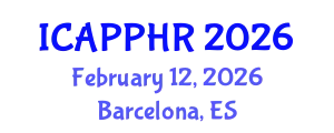 International Conference on Amnesty, Peace, Politics and Human Rights (ICAPPHR) February 12, 2026 - Barcelona, Spain