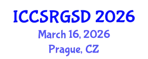 International Conference on Corporate Social Responsibility, Governance and Sustainable Development (ICCSRGSD) March 16, 2026 - Prague, Czechia