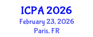 International Conference on Plants Agriculture (ICPA) February 23, 2026 - Paris, France