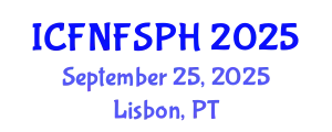 International Conference on Food, Nutrition, Food Safety and Public Health (ICFNFSPH) September 25, 2025 - Lisbon, Portugal