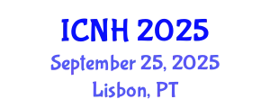 International Conference on Nutrition and Health (ICNH) September 25, 2025 - Lisbon, Portugal