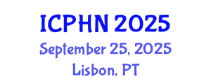 International Conference on Public Health Nutrition (ICPHN) September 25, 2025 - Lisbon, Portugal