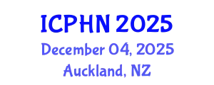 International Conference on Public Health Nutrition (ICPHN) December 04, 2025 - Auckland, New Zealand