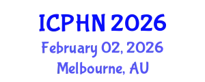 International Conference on Public Health Nutrition (ICPHN) February 02, 2026 - Melbourne, Australia