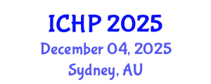 International Conference on Health Psychology (ICHP) December 04, 2025 - Sydney, Australia