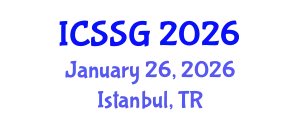 International Conference on Spatial Statistics and Geostatistics (ICSSG) January 26, 2026 - Istanbul, Turkey