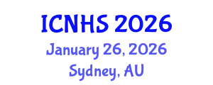 International Conference on Nursing and Health Science (ICNHS) January 26, 2026 - Sydney, Australia