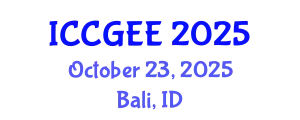 International Conference on Corporate Governance in Emerging Economies (ICCGEE) October 23, 2025 - Bali, Indonesia