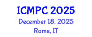 International Conference on Music Perception and Cognition (ICMPC) December 18, 2025 - Rome, Italy
