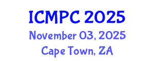 International Conference on Music Perception and Cognition (ICMPC) November 03, 2025 - Cape Town, South Africa