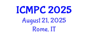 International Conference on Music Perception and Cognition (ICMPC) August 21, 2025 - Rome, Italy