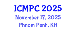 International Conference on Music Perception and Cognition (ICMPC) November 17, 2025 - Phnom Penh, Cambodia