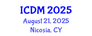 International Conference on Dielectric Materials (ICDM) August 21, 2025 - Nicosia, Cyprus