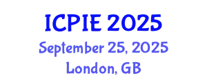International Conference on Productivity, Innovation, and Entrepreneurship (ICPIE) September 25, 2025 - London, United Kingdom