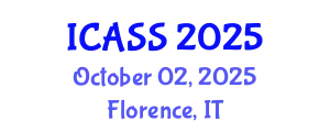 International Conference on Anthropological and Sociological Sciences (ICASS) October 02, 2025 - Florence, Italy