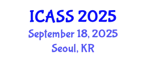 International Conference on Anthropological and Sociological Sciences (ICASS) September 18, 2025 - Seoul, Republic of Korea