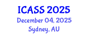 International Conference on Anthropological and Sociological Sciences (ICASS) December 04, 2025 - Sydney, Australia