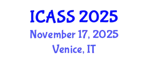 International Conference on Anthropological and Sociological Sciences (ICASS) November 17, 2025 - Venice, Italy